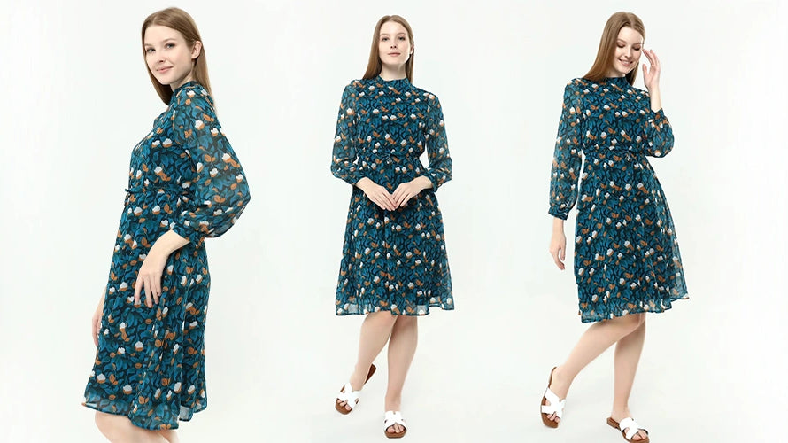 Style Knee Length Dress