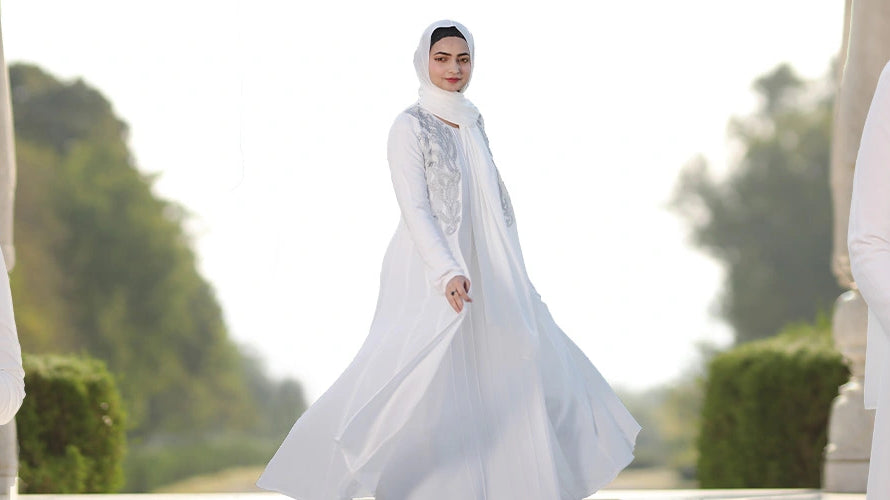 white chiffon kimono