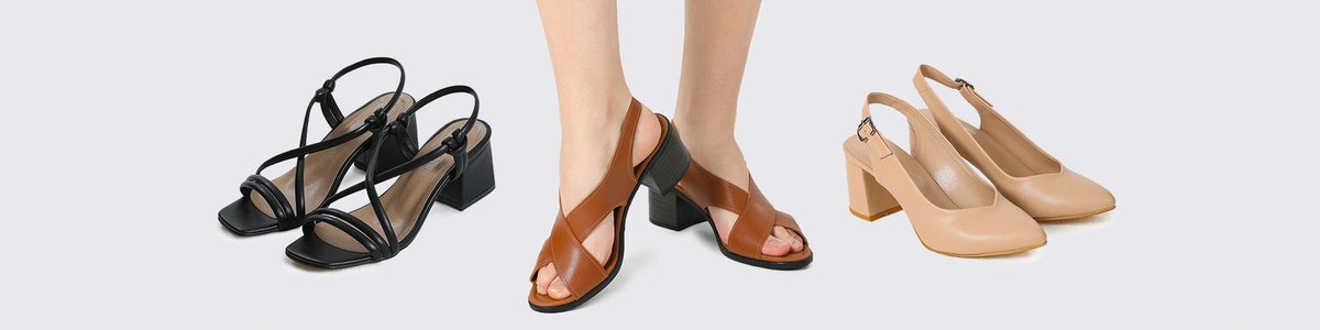 Women low heel hotsell