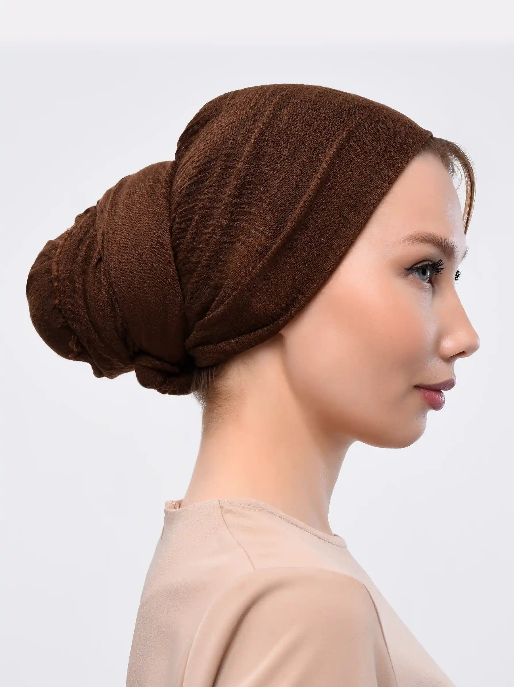 Chocolate brown scarf