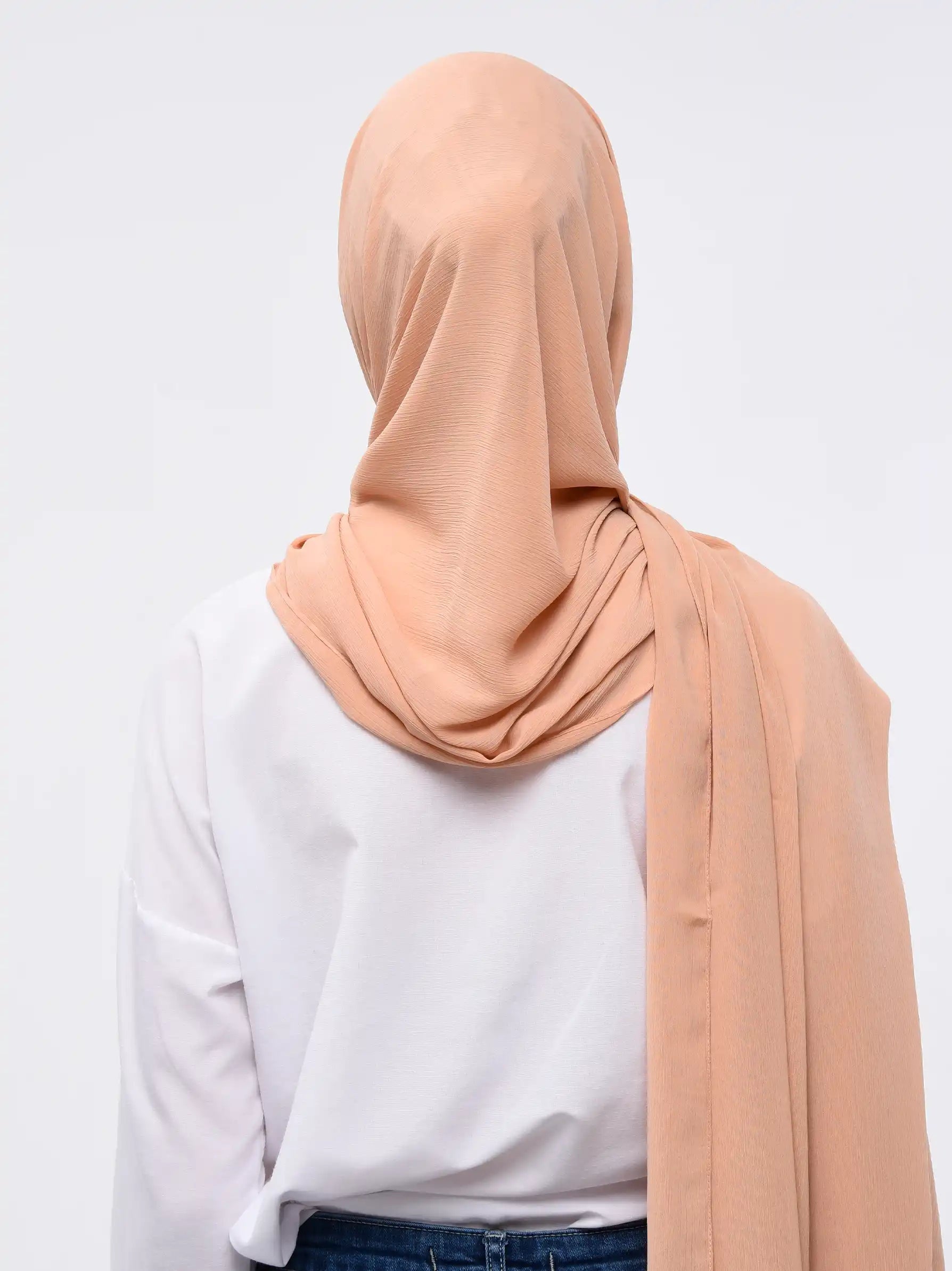 big beige scarf