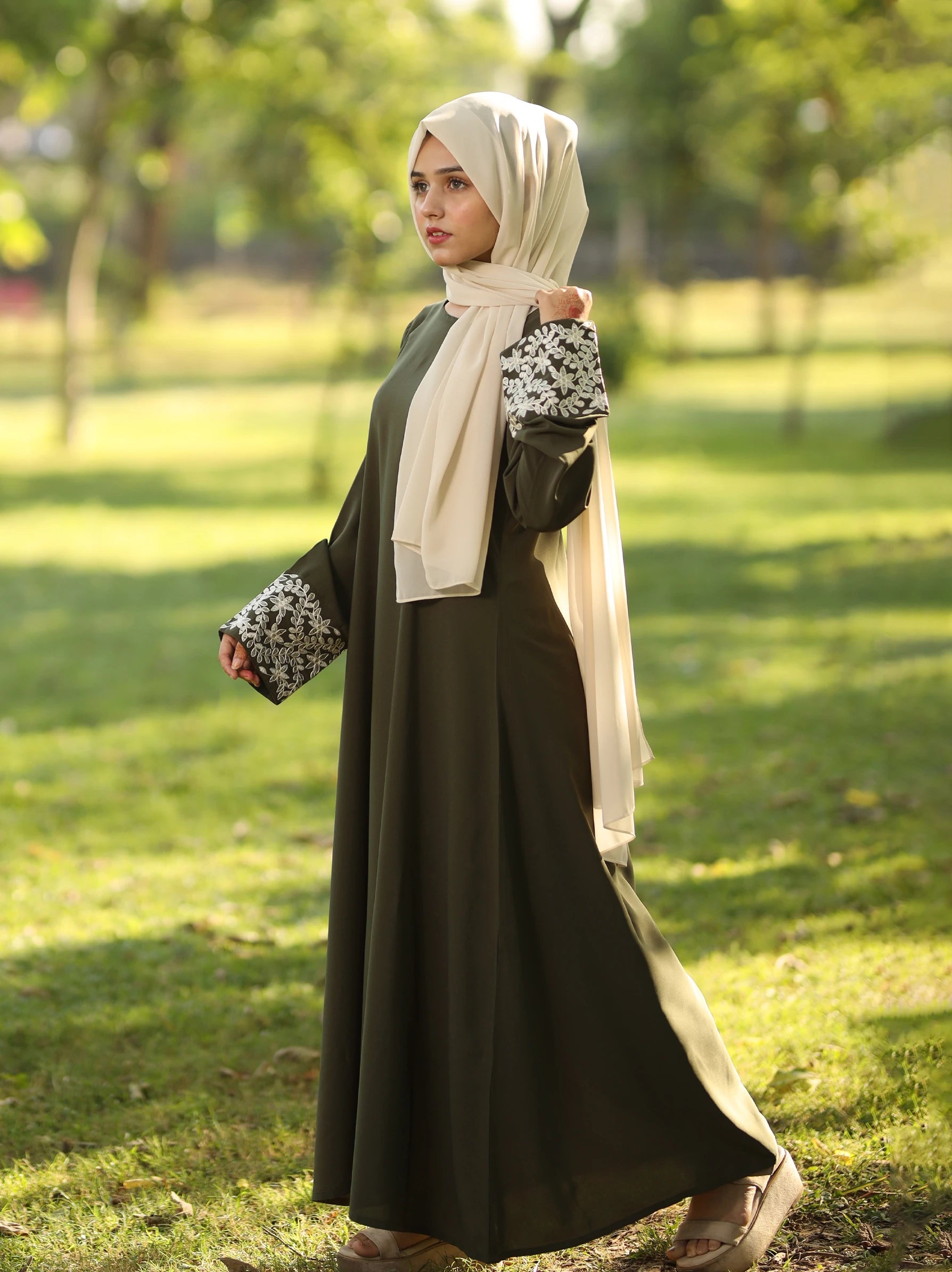 green abaya