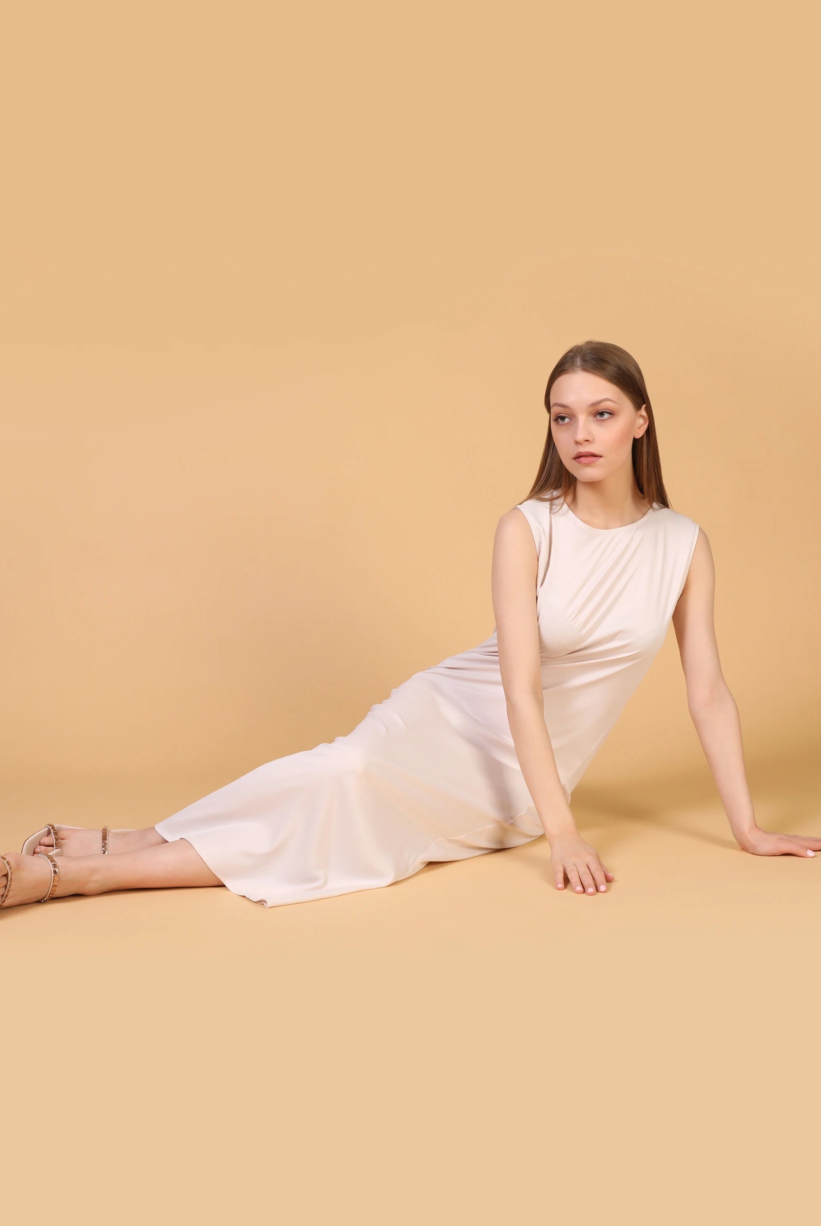 nude abaya slip