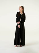 black abaya maxi dress