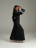 Wide Sleeve Maxi Dress