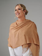 Mustard tassel scarf