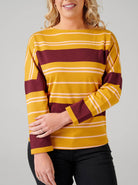 ladies mustard top