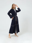 navy blue pink kimono uk
