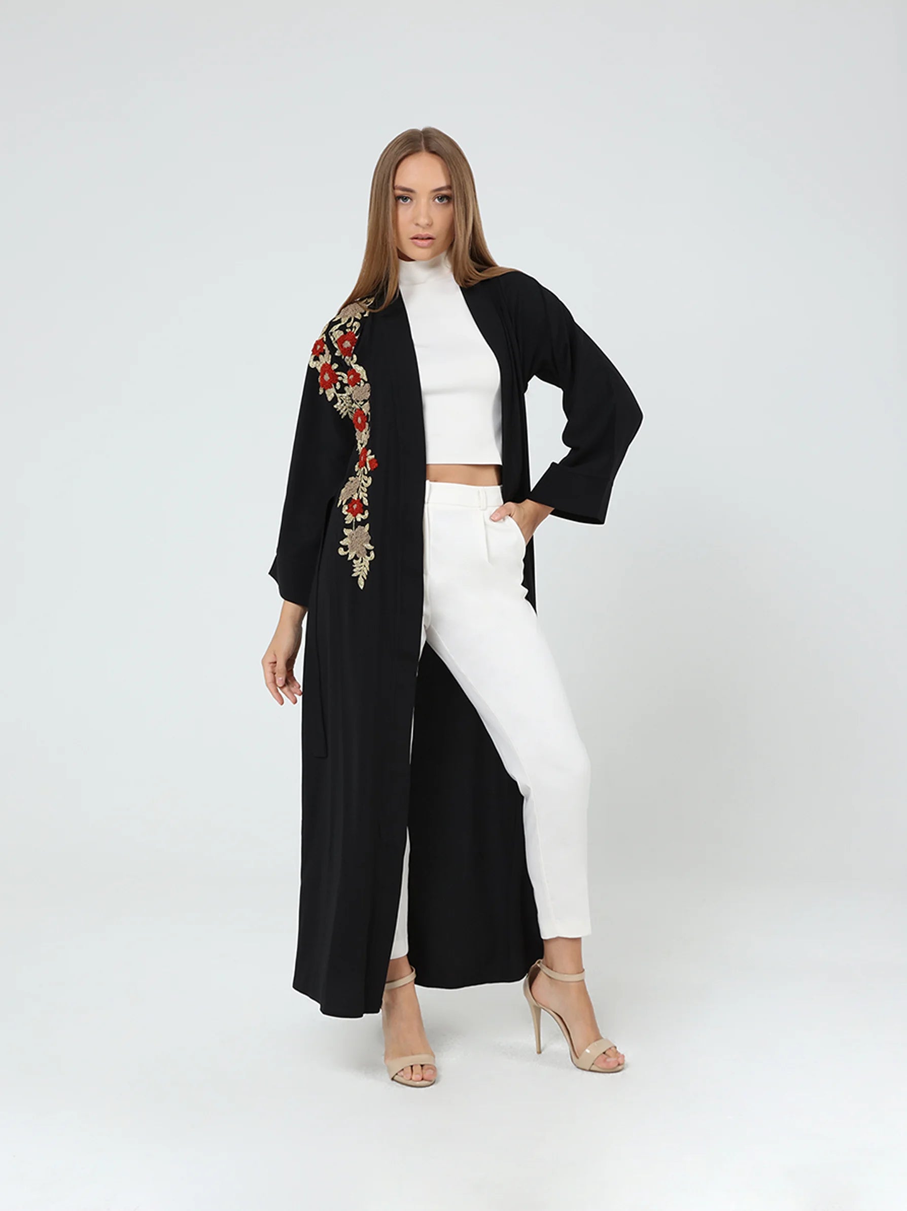 black kimono jacket