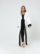 wide sleeve maxi kimono