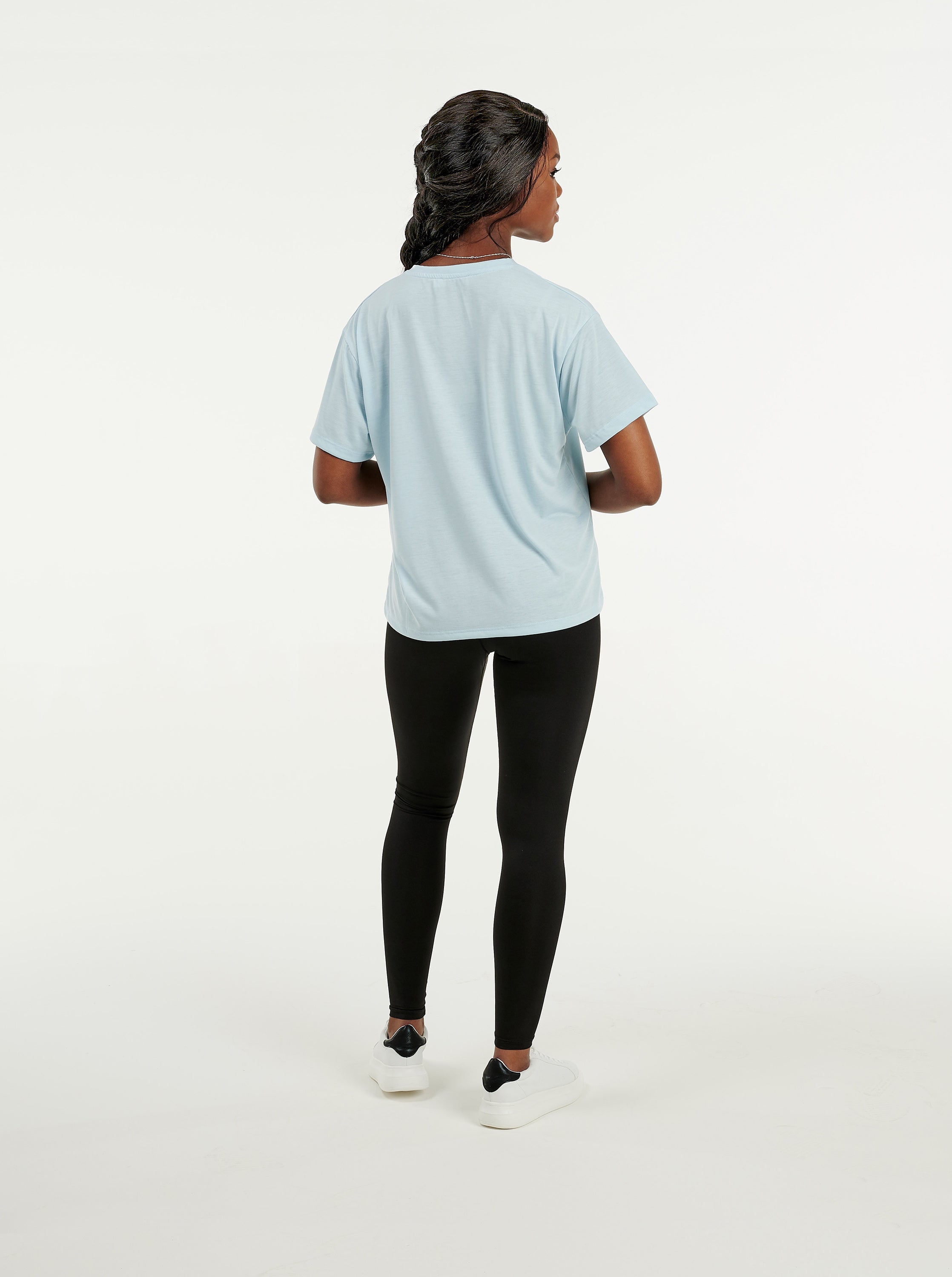 light blue oversize t shirt