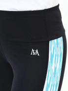women ocean blue leggings