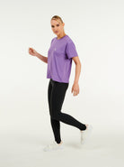 purple oversize t shirt