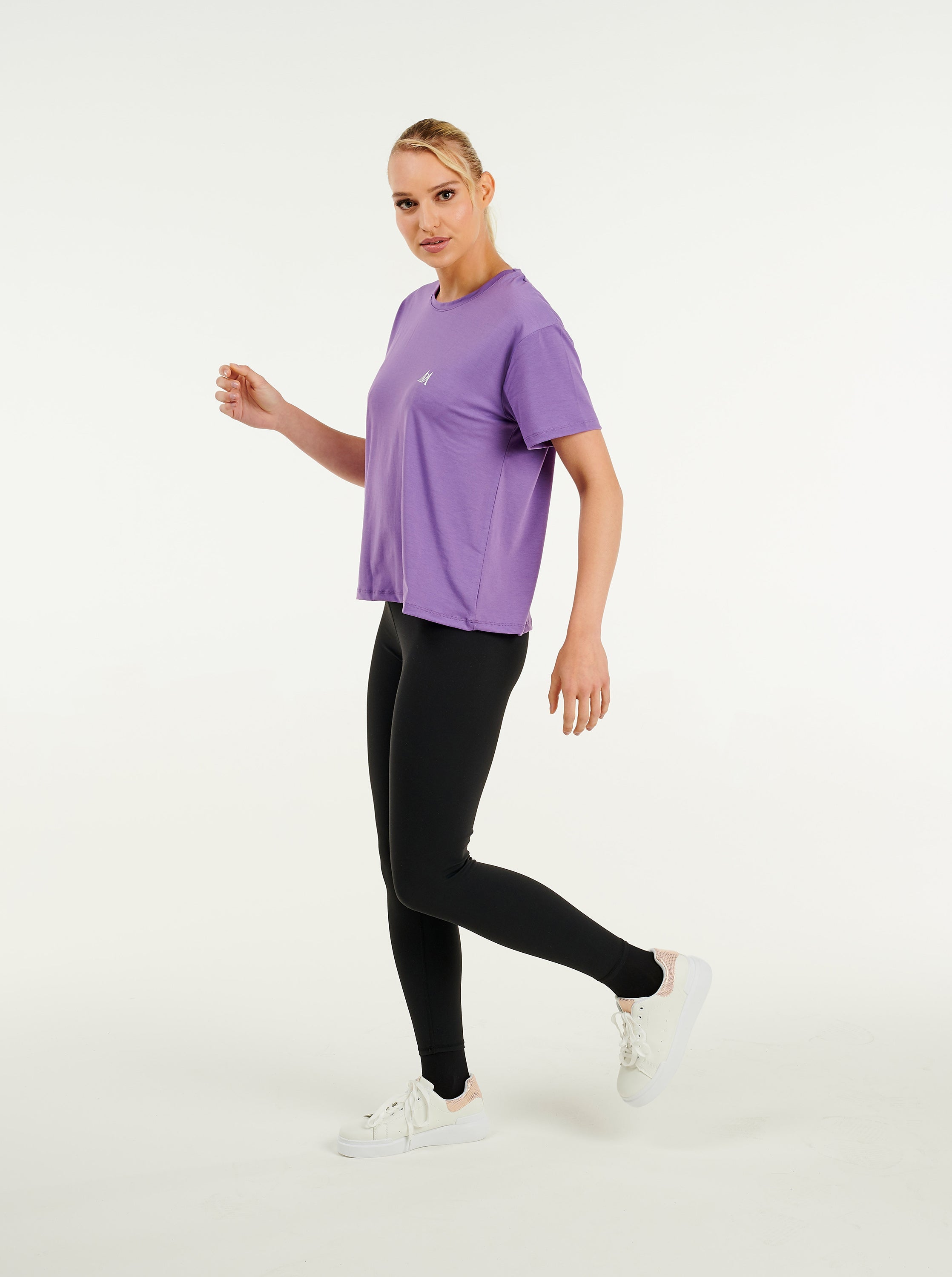 purple oversize t shirt