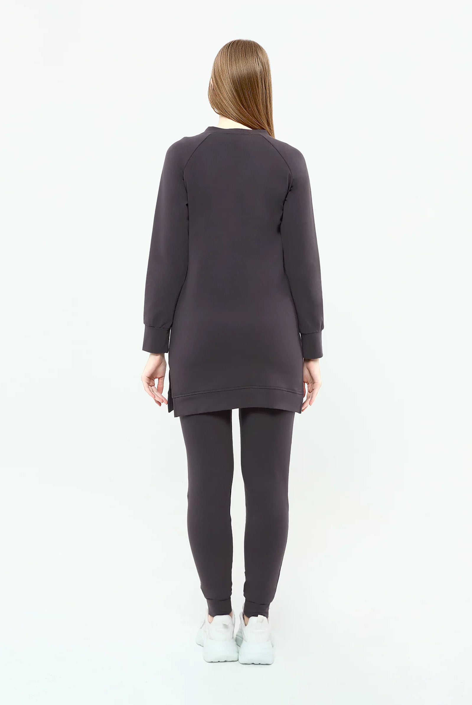 buy anthracite longline sweatshirt