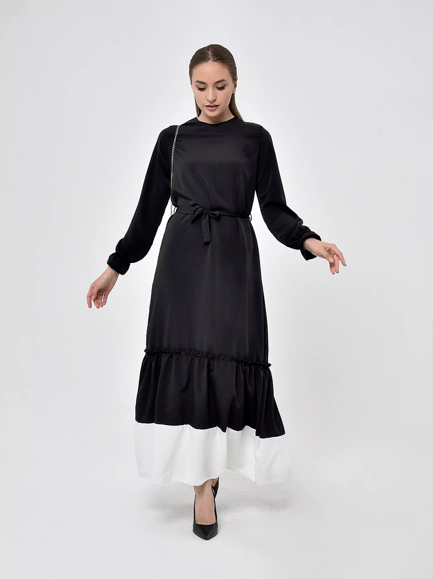 long black maxi skirt