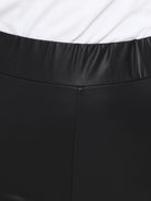 black leather leggings uk