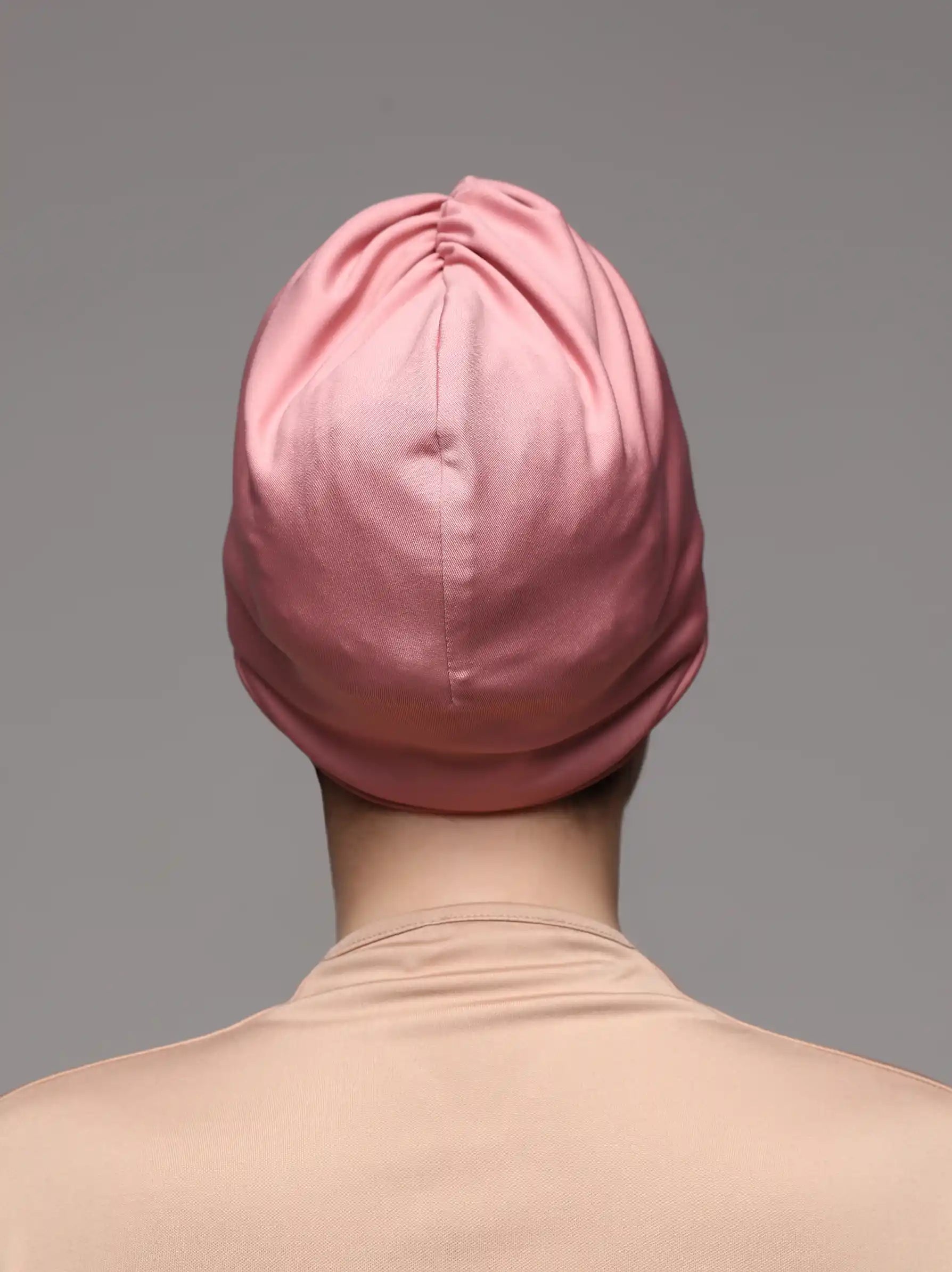 pink swim turban