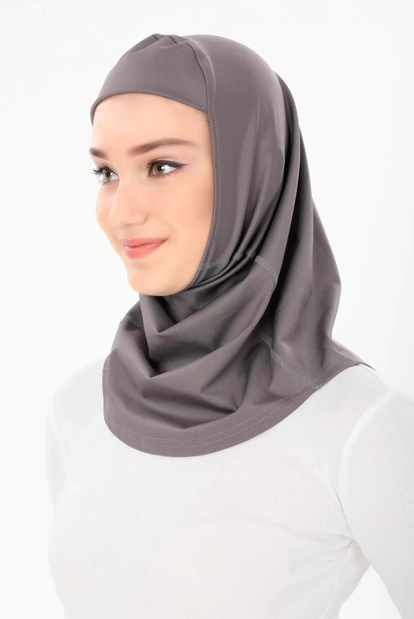 grey sport hijab