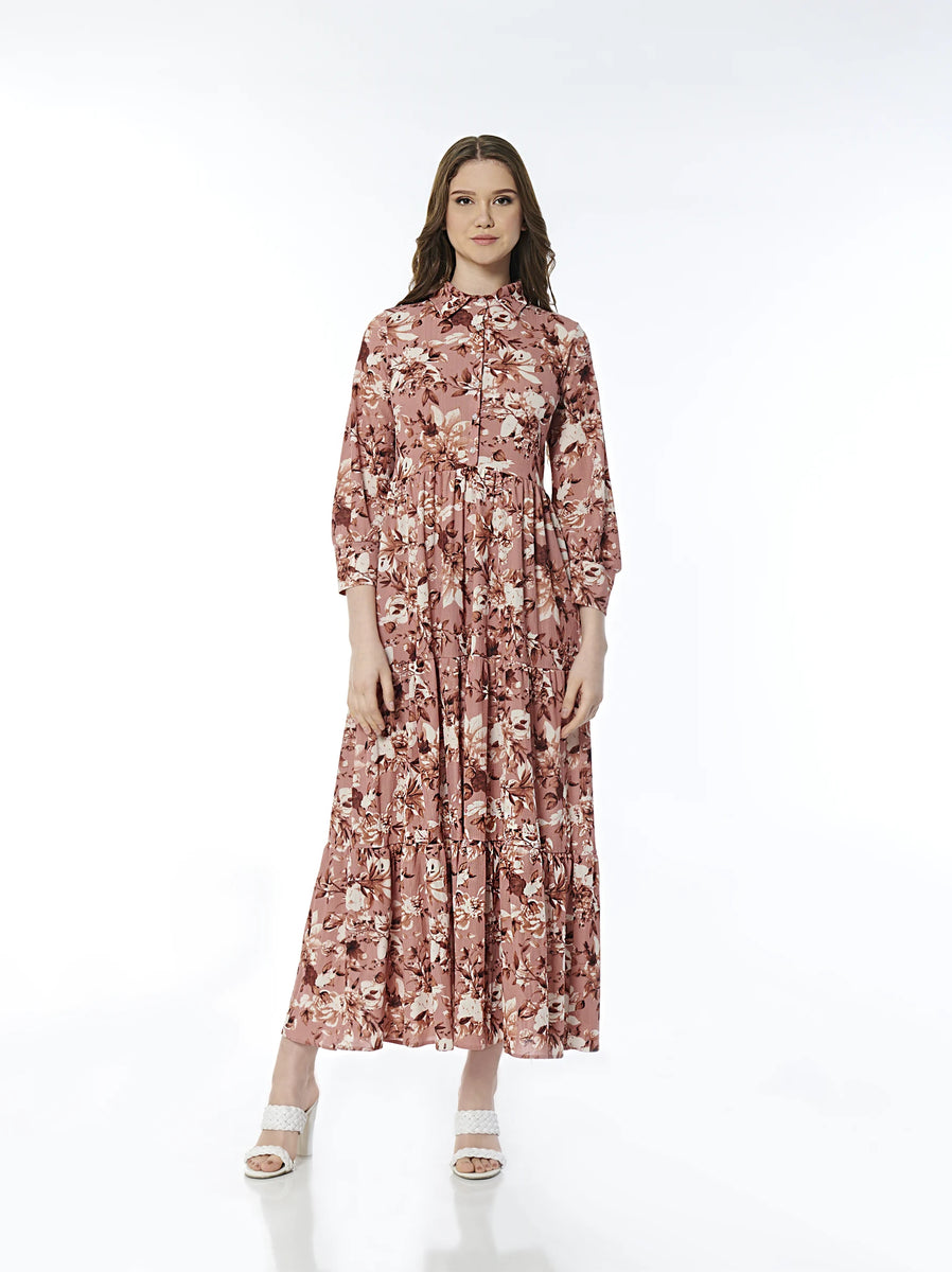 Pink Floral Dresses Women Floral Dresses UK Modora UK