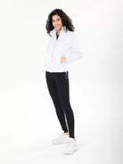 white windbreaker coats