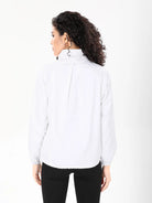 white windbreaker jacket