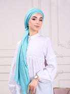 buy rayon green scarves