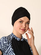 black swim cap