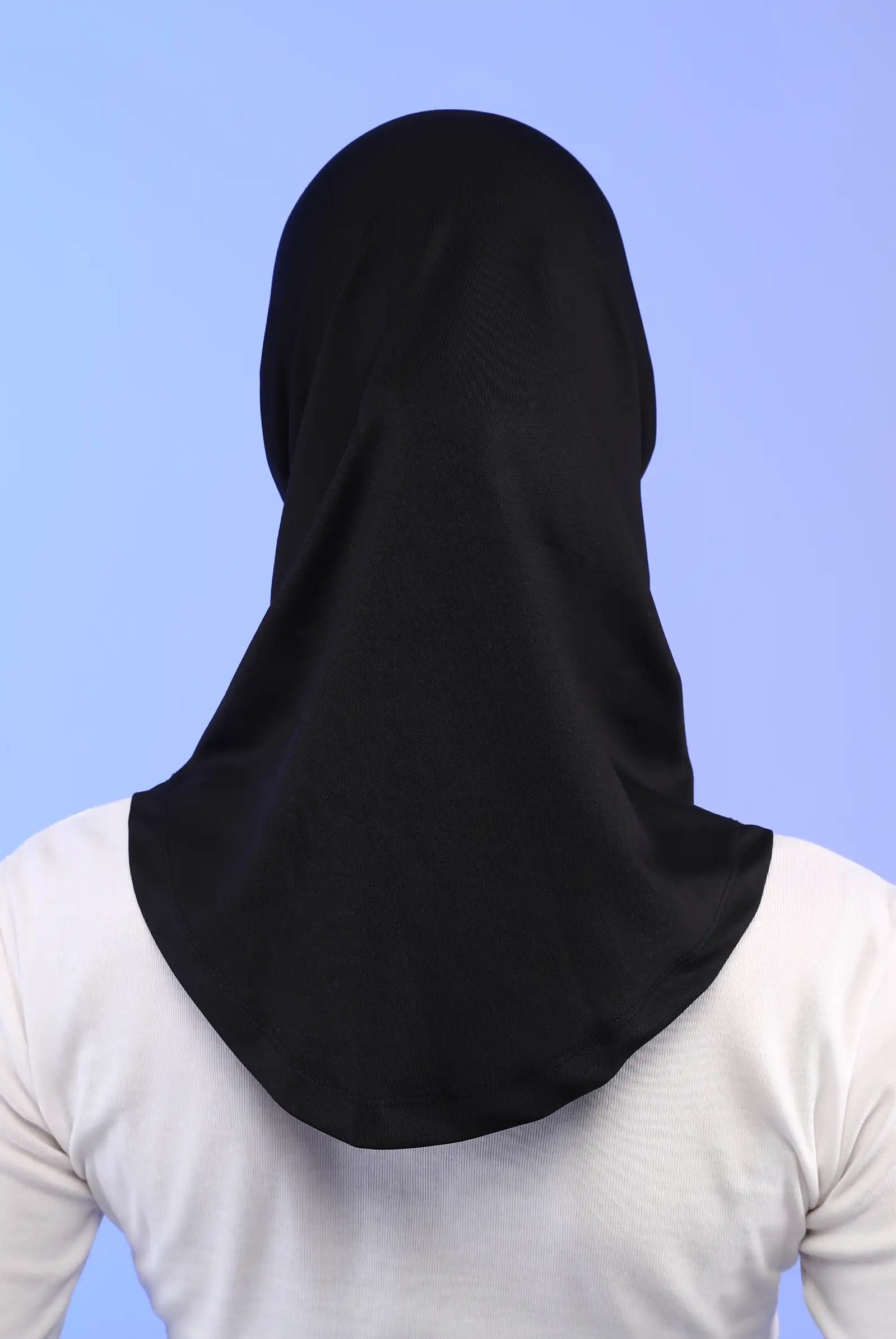 Black sport hijab for women