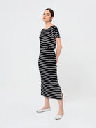 Black and White Striped Dresses