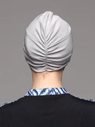 grey turban swim cap