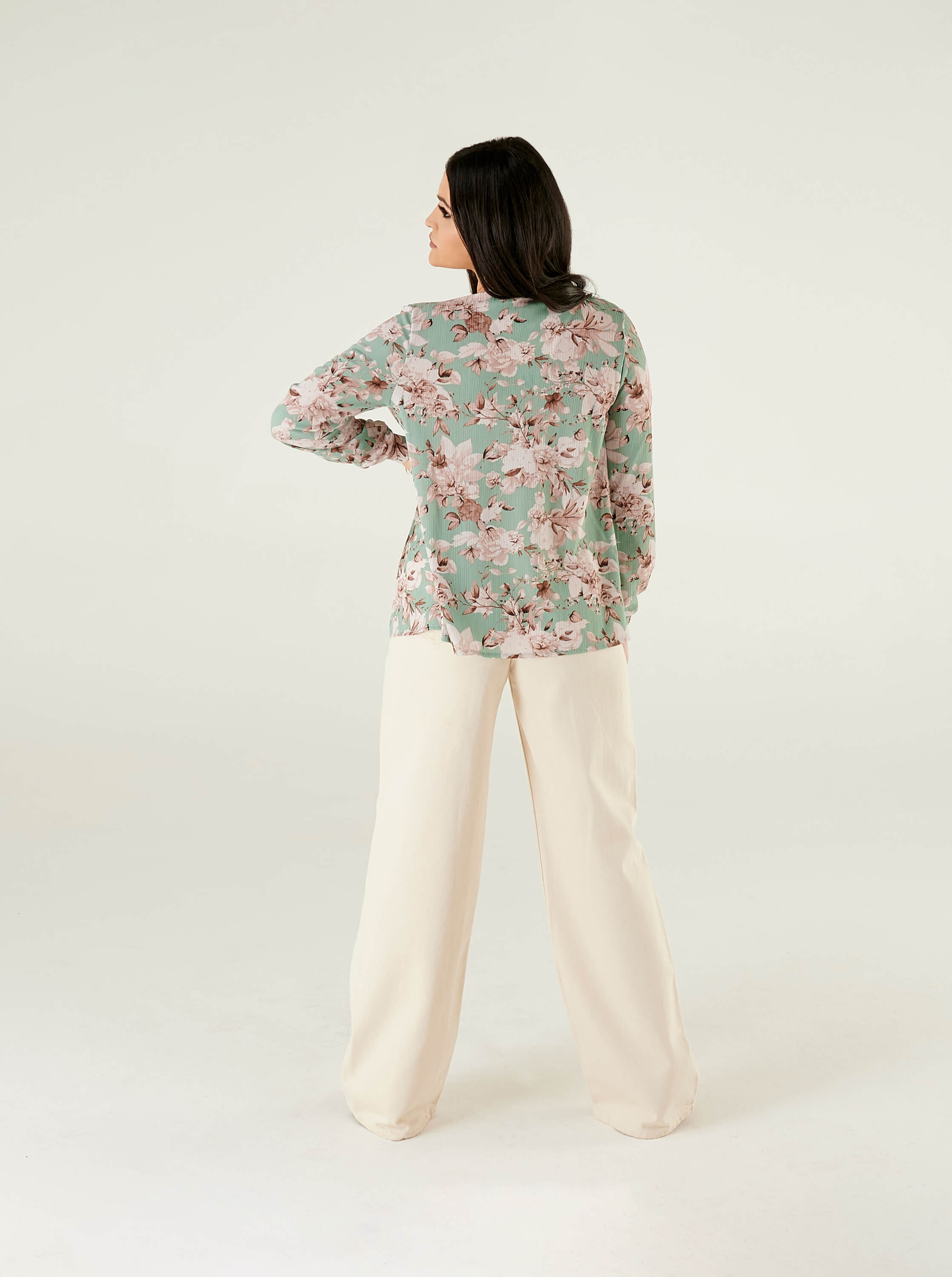 floral print blouse
