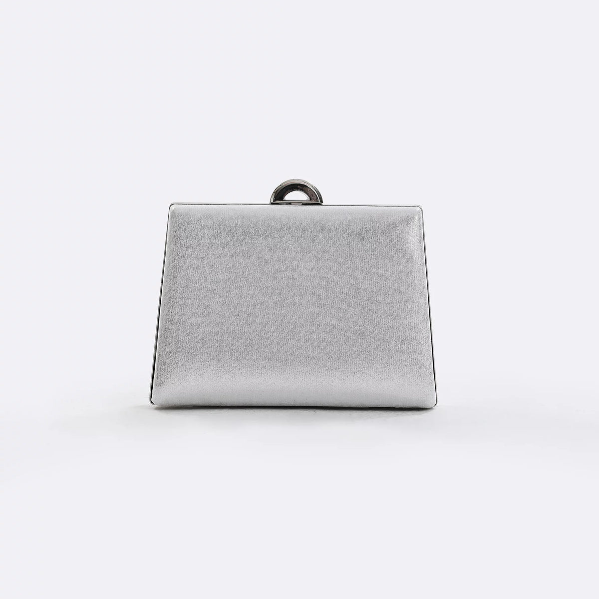 Silver metallic sale clutch purse