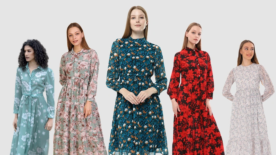 spring floral dresses