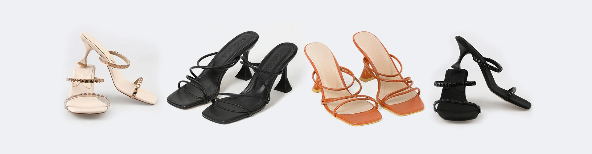 Stylish low heels online