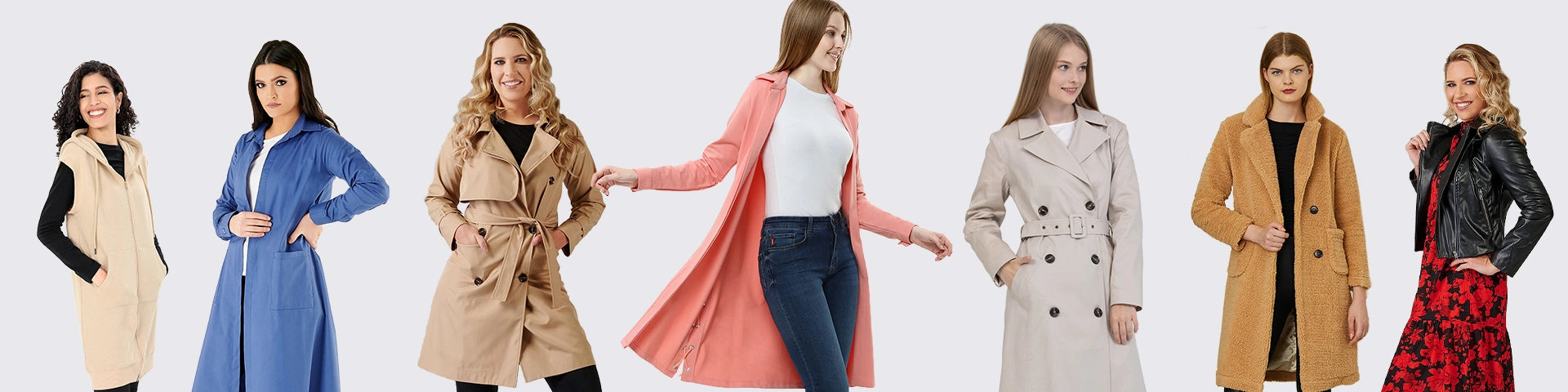 Types of sales women coats
