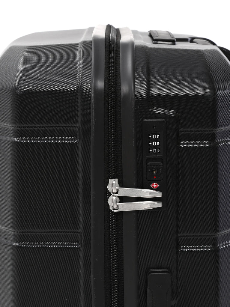 Black large luggage suitcase