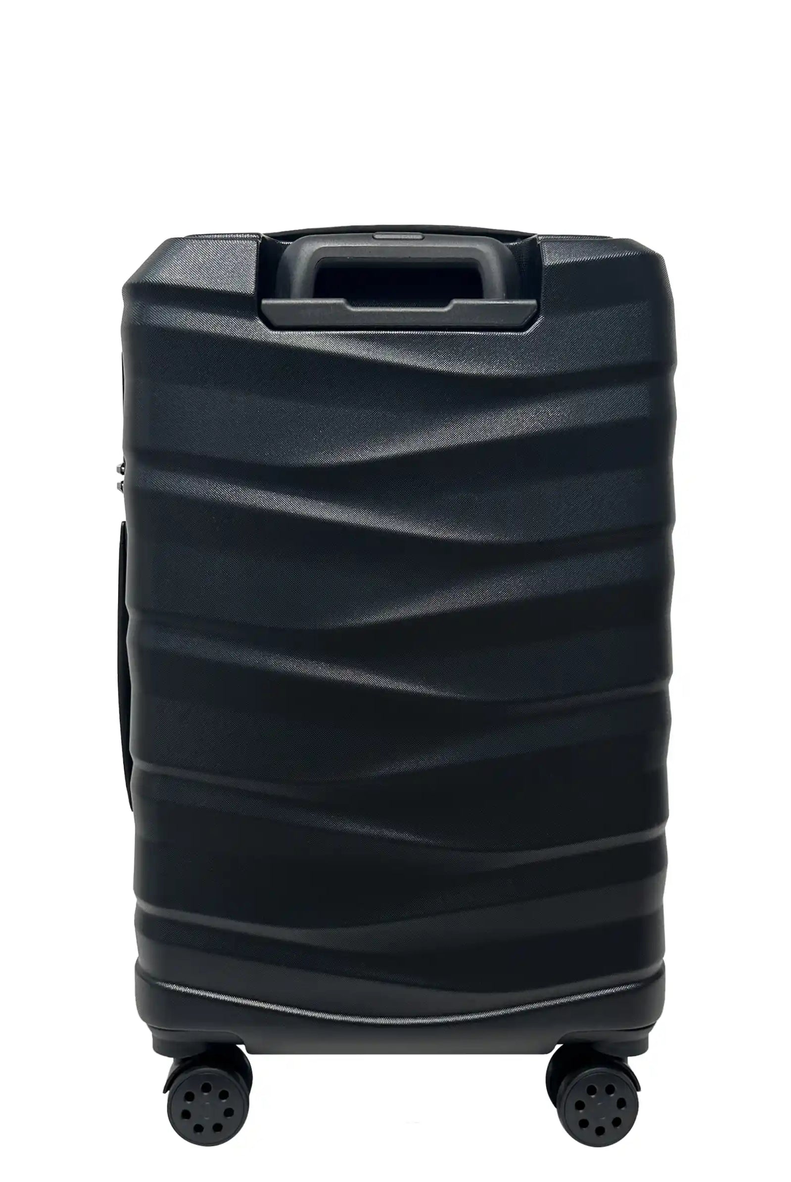 black medium suitcase