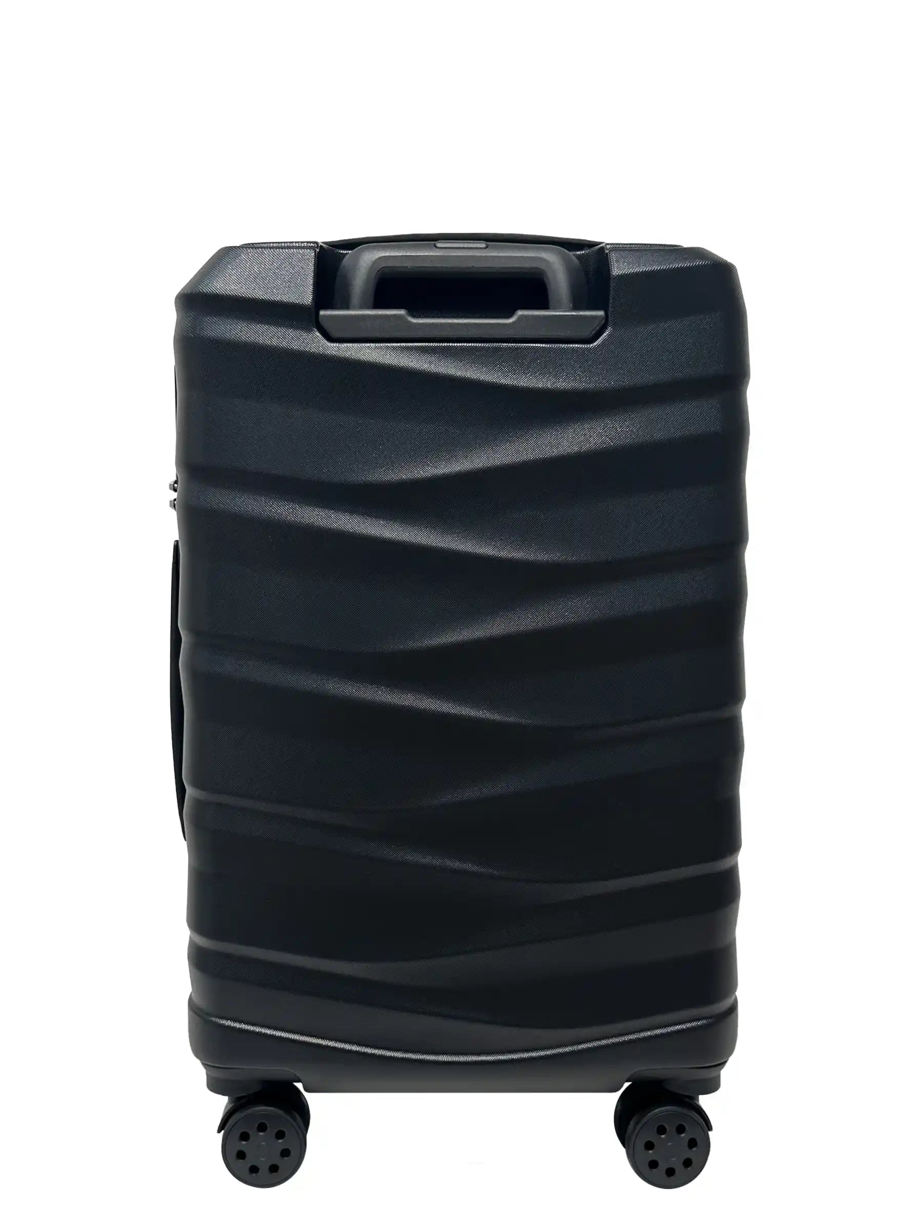 black medium suitcase