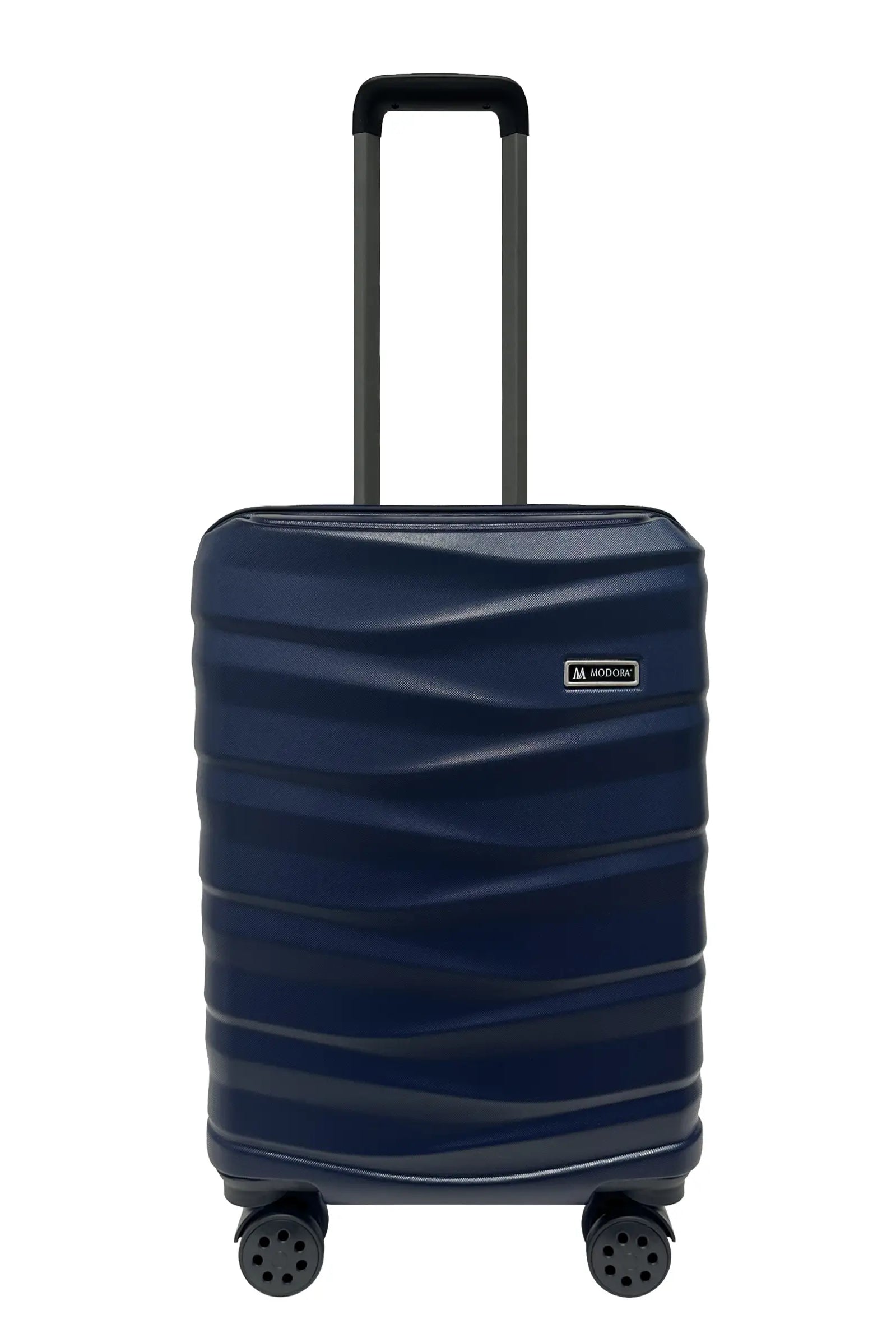 medium navy suitcase 