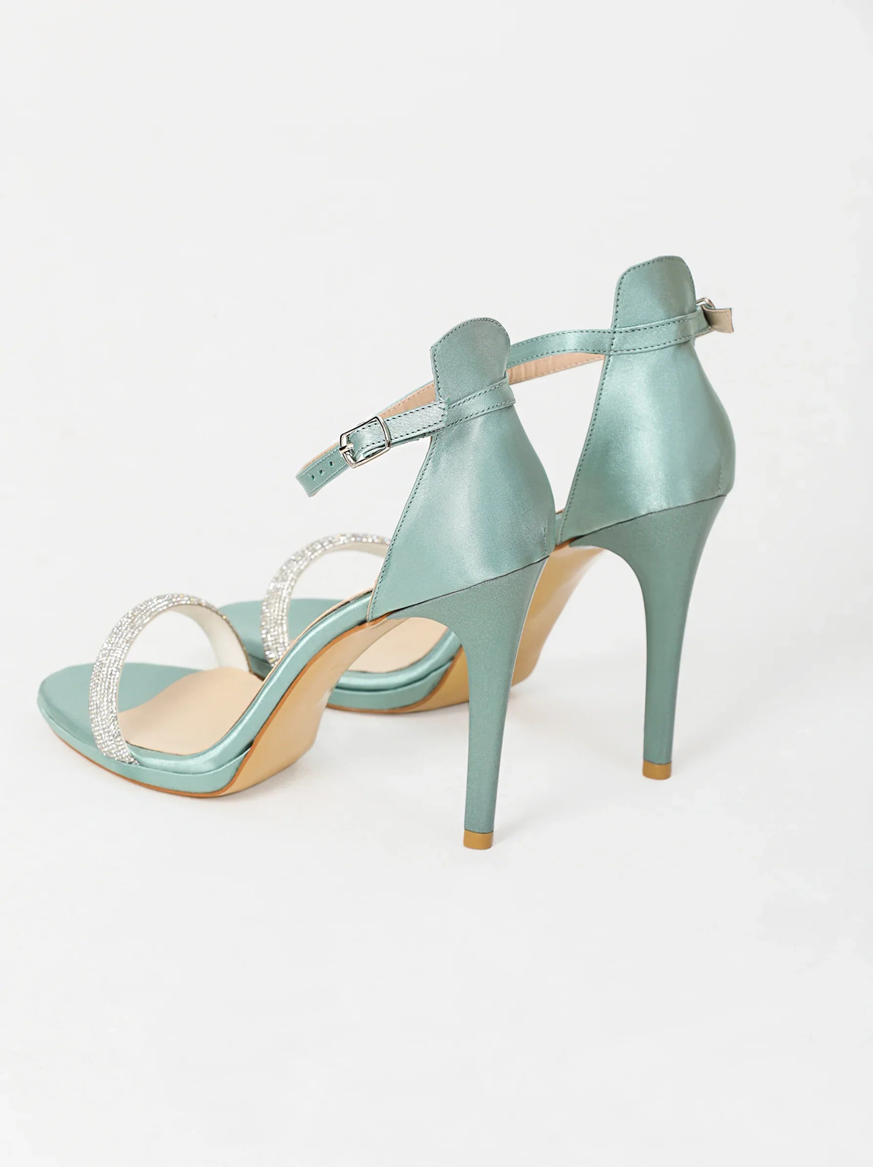 Mint Green Ankle Strappy Heel Modora UK