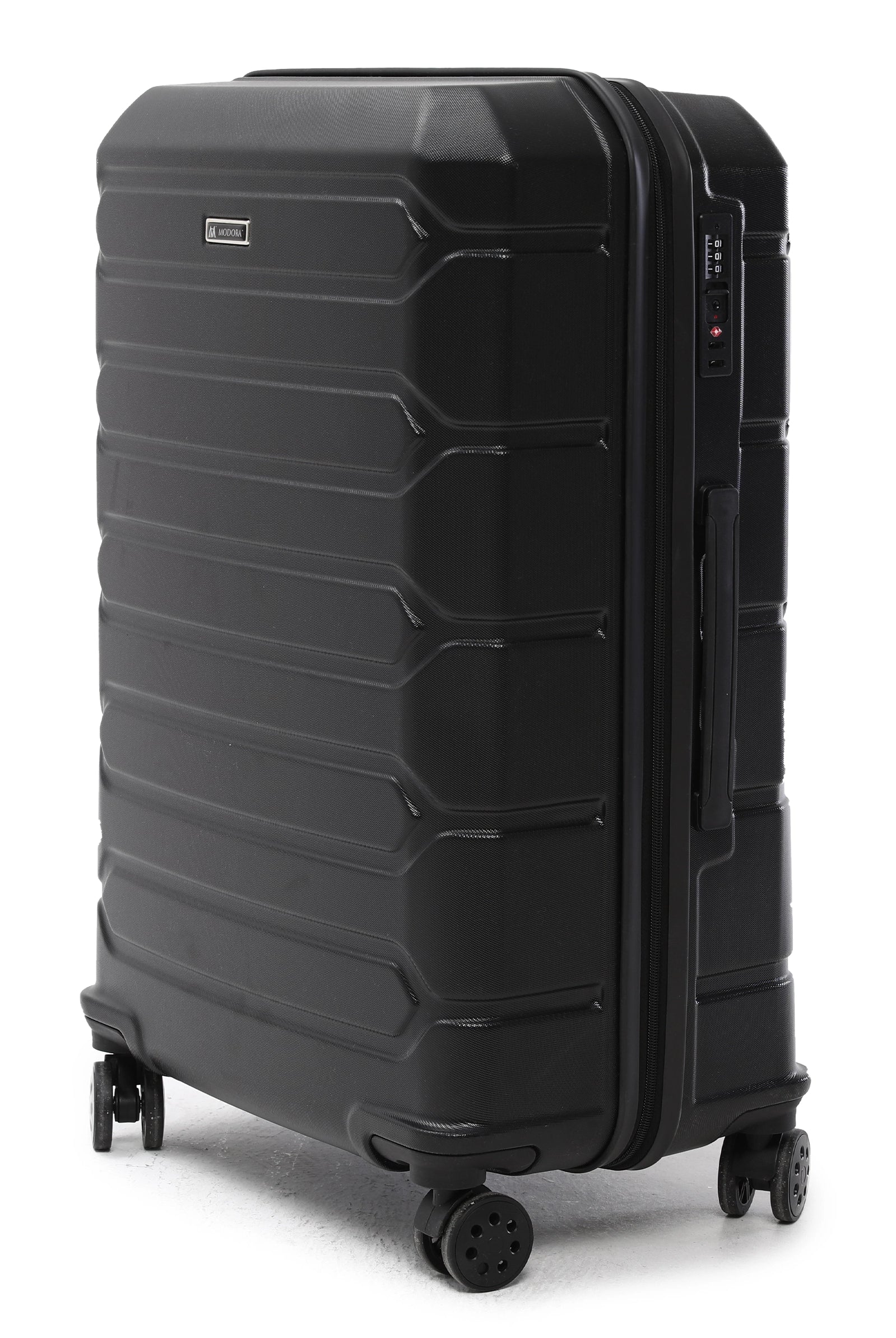 Large black suitcase