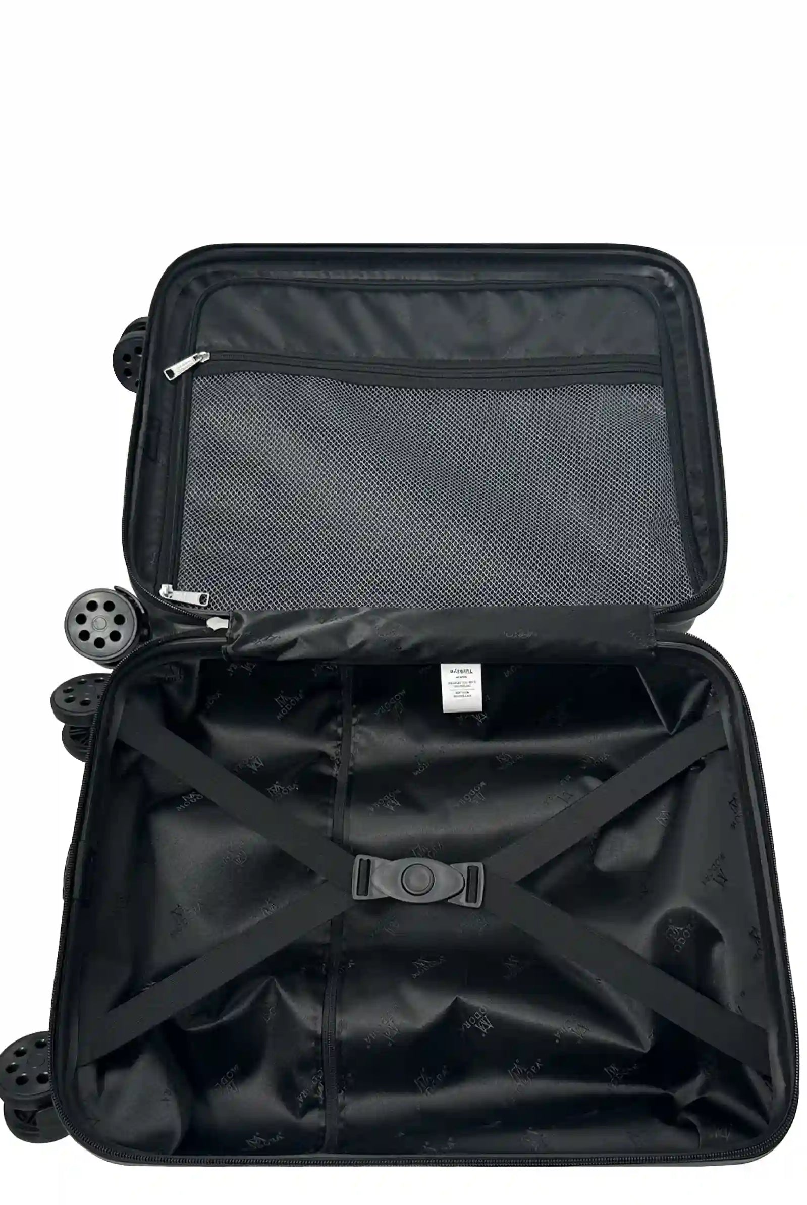 Vague black medium suitcase