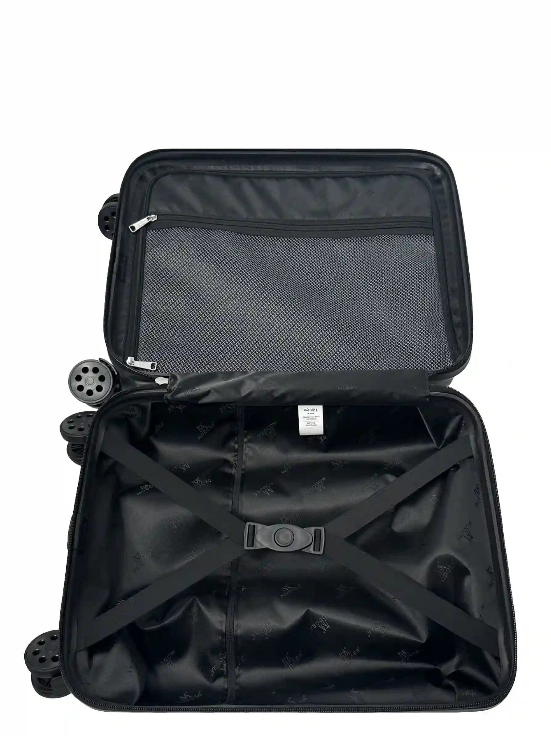 Vague black medium suitcase