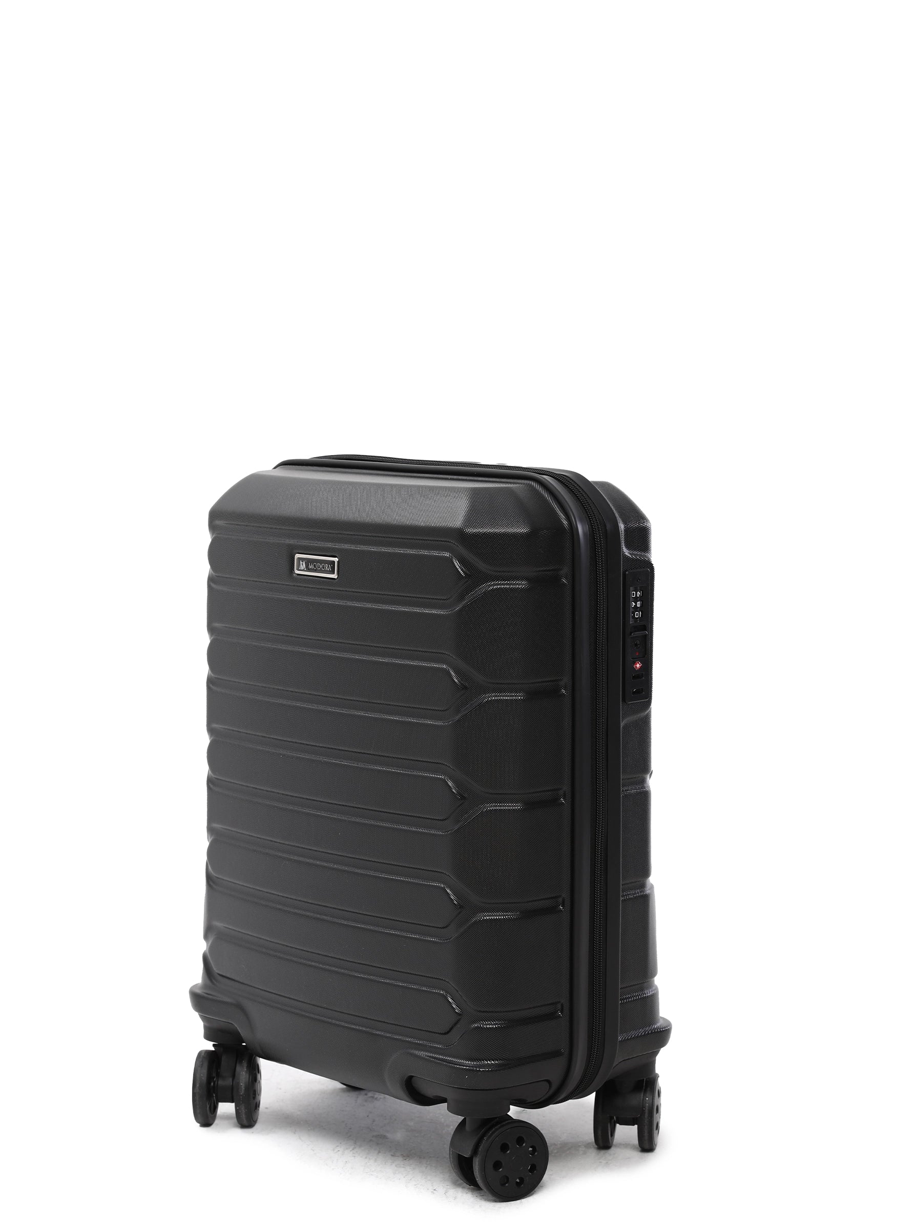 Black cabin 4 wheel suitcase