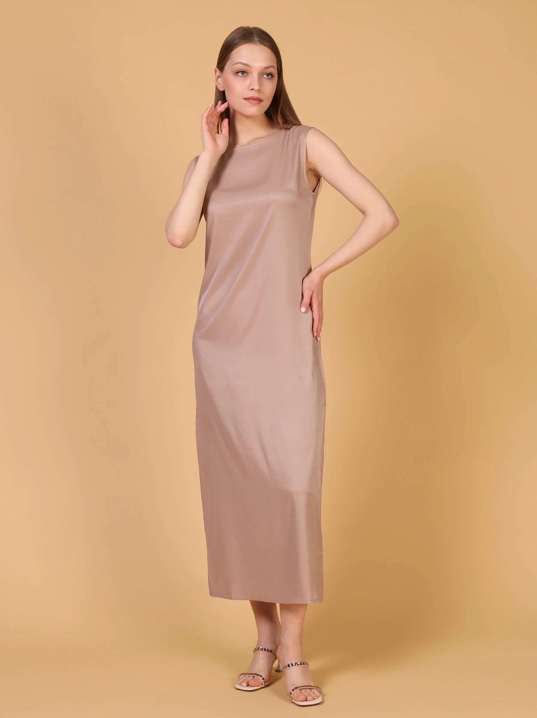 Light Brown Inner Slip Dress