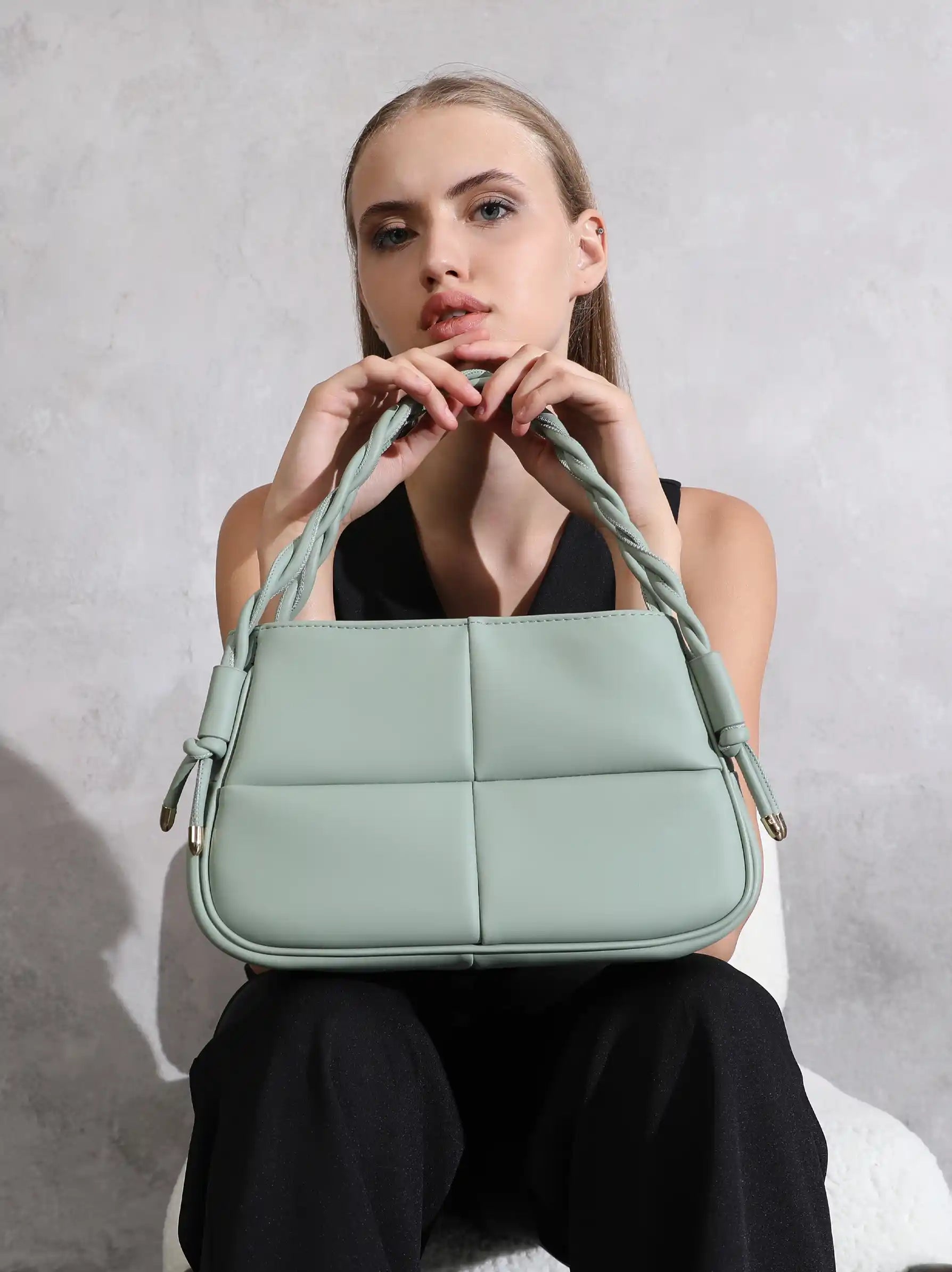 Mint green 2025 clutch bag