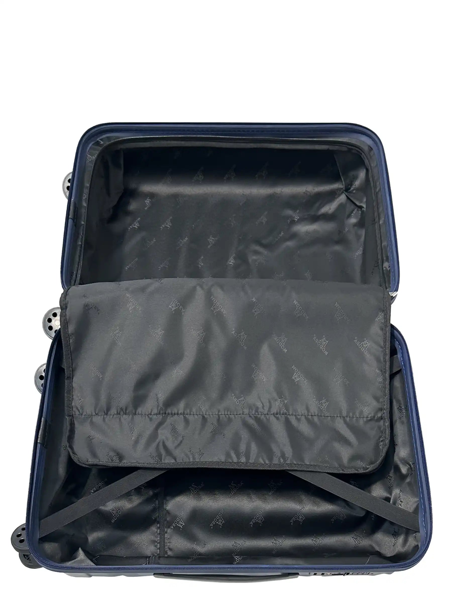 Vague navy medium suitcase