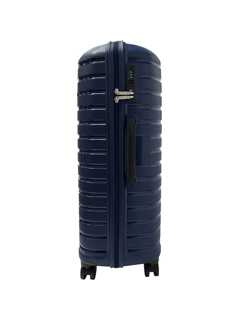 large navy suitcase uk