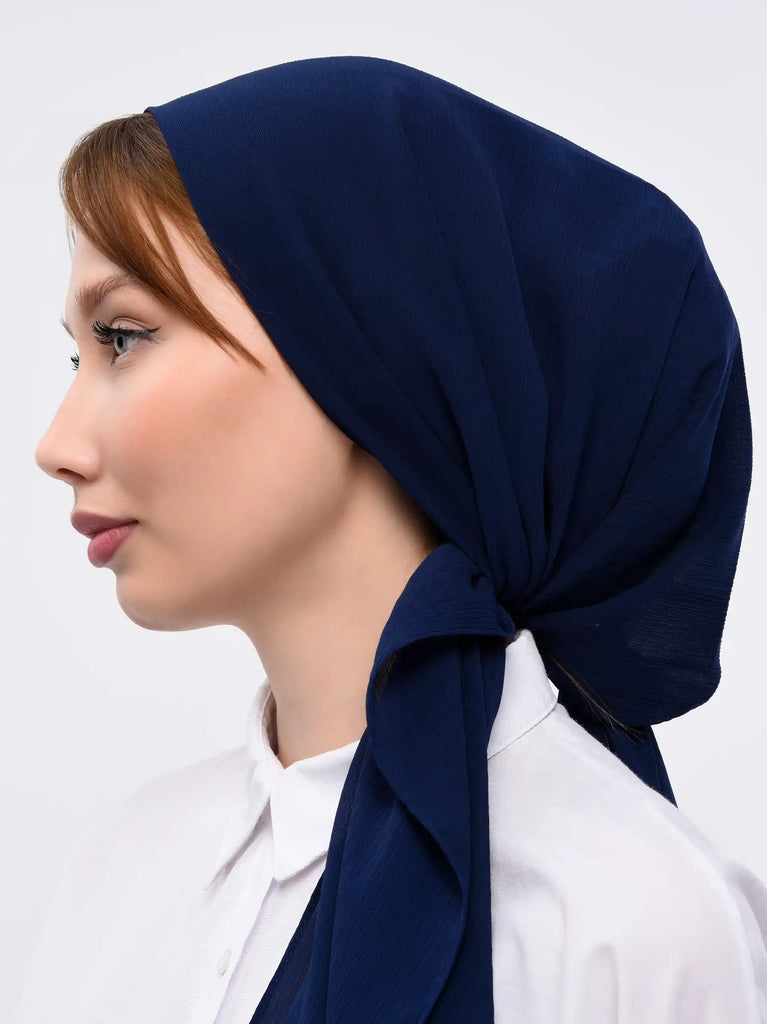 Navy Blue Scarf